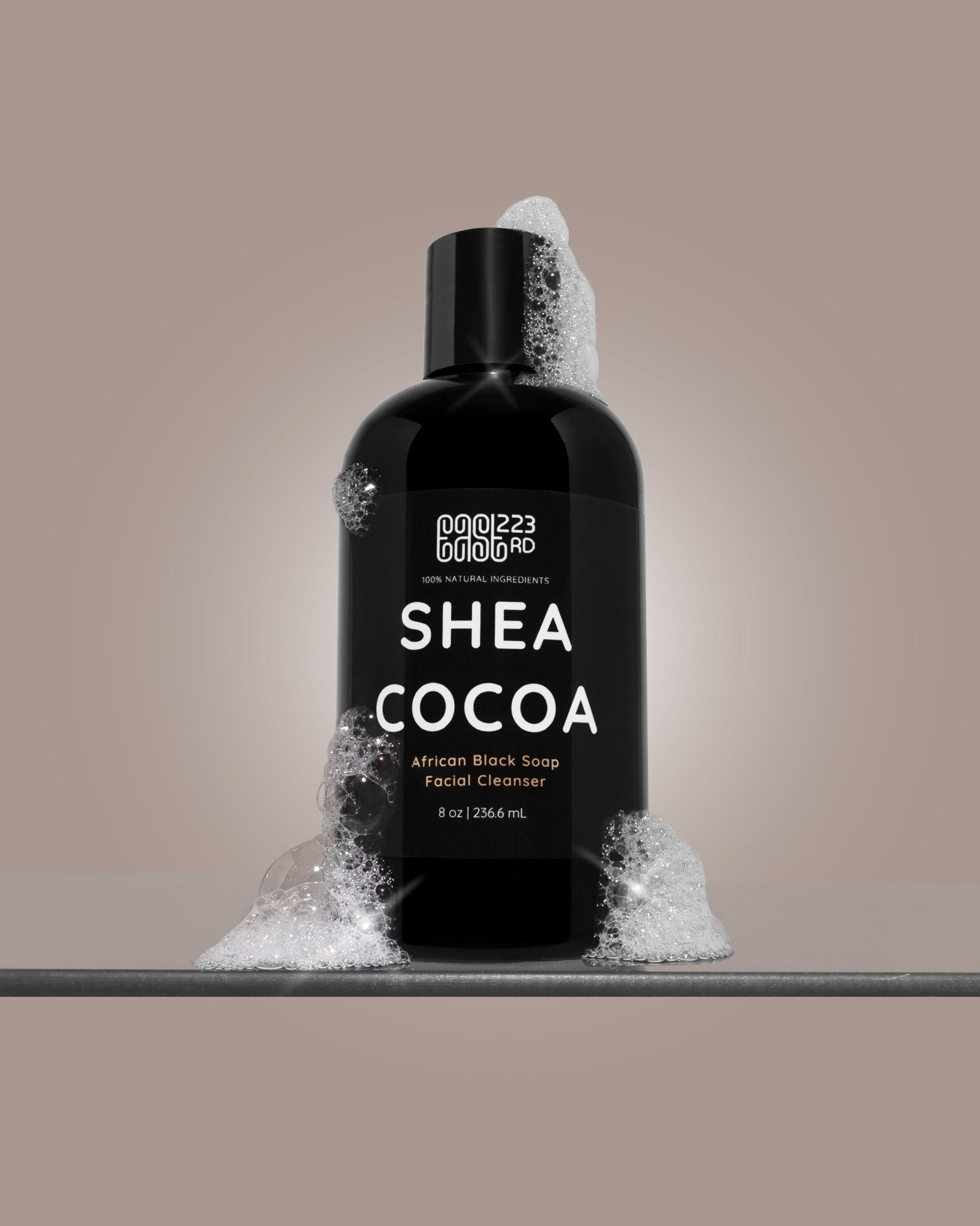 Shea Cocoa African Black Soap Facial Cleanser - EAST 223RD